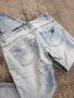 Двулицеви дънки Denim с принт цветя две лица, снимка 11