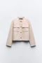 ZARA яке в пепел от рози, снимка 1