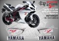 Ямаха Yamaha R1 2007 надписи стикери лепенки фолио мотор MSYR1-1, снимка 13