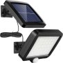 LED, Соларна лампа, сензорна лампа, водоустойчива, соларен панел, сензор за движение и светлина, ЛЕД, снимка 1