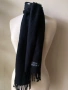 Мъжки, черен шал от 100 % вълна, снимка 5