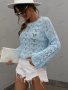 Дамски свободен пуловер с кръгло деколте, 3цвята - 023, снимка 5