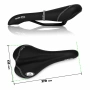 Седалка за велосипед Selle Monte Grappa Sure, черна, Made in Italy, снимка 9