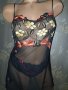 Marie jo M-Луксозна секси нощница с флорални бродерии , снимка 4