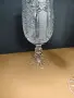 6 броя кристални чаши с шлифовка тип „Ананас“ , снимка 5