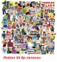 50 бр Роблокс roblox самозалепващи лепенки стикери за украса декор картонена торта и др парти, снимка 1
