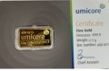 Златно кюлче Umicore 2.5 грама, снимка 1 - Колекции - 38474766