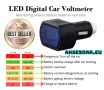 Универсален тестер за акумулатор с Led дисплей Дигитален волтметър за запалка на кола и камион без м, снимка 1