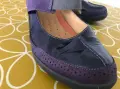 Clarks ‘Unstructured’- кожа, лачени, лилави - № 40, снимка 10