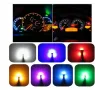 Нова Супер ярка T5 Led крушка 3SMD 3030 светлина Лампа за арматурното табло на кола индикатор, снимка 15