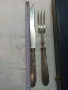 2 Посребрени стари прибора за месо и др, снимка 4