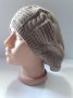 Дамска плетена шапка барета-22, снимка 2