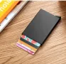 Картодържател с RFID защита за безконтактни карти - алуминиев, снимка 1