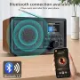 BIAOQINBO Dab/Dab+ радио с Bluetooth 5.0 Цифрово FM радио Носталгично преносимо радио, снимка 3