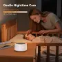 Dreamegg SM-04 - компактна 3 в 1 колонка за бял шум,будилник и нощна лампа за деца и възрастни, снимка 9
