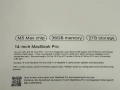 НОВ! MacBook Pro 14 M5 MAX`18 CPU/32 GPU/36GB RAM/2TB SSD/Гаранция, снимка 3