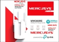MERCUSYS MW300RE 300 Mbps Wi-Fi Удължител на обхват, снимка 1
