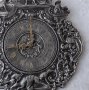 пано 40 х 33 см, лов, хора, куче, елен, пушка, часовник,   метал, снимка 2