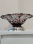 Стара фруктиера(сребро 800 кристал 19 век)Large Fruit Bowl Crystal Cut, 1 500 лв, снимка 13