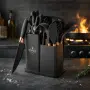 Комплект ножове и прибори за готвене 19 части , снимка 4