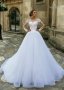 Сватбена рокля тип Принцеса, снимка 1 - Рокли - 40213054