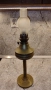 Старинна месингова газена лампа , снимка 4