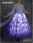 Светеща рокля на Елза с Лед лампички , снимка 1