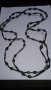 Стилен гердан каталин наниз черен - 8798, снимка 1 - Колиета, медальони, синджири - 29166047