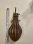 Отлична английска медна барутница , снимка 1