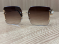 Слънчеви кафеви очила със златни рамки GC, снимка 2