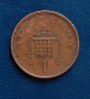 1 пени Великобритания 1973 1 new penny Кралица Елизабет II  Монета от Обединеното Кралство , снимка 2