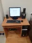 Настолен компютър,бюро ,колони, снимка 1