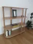 Нова дизайнерска етажерка Mørteens Ticonic / Home24 / дъбов фурнир, снимка 3