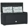 vidaXL Градински сандък за съхранение антрацит 119x48x60 см PP, снимка 3