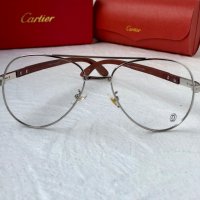 Cartier висок клас мъжки слънчеви очила с дървени дръжки, снимка 4 - Слънчеви и диоптрични очила - 42798463