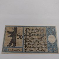 Стара рядка банкнота - 1921 година - за колекция в перфектно състояние- 17879, снимка 2 - Нумизматика и бонистика - 31039908