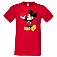 Мъжка тениска Mickey Mouse Suzuki Подарък,Изненада,Рожден ден, снимка 8 - Тениски - 36577686