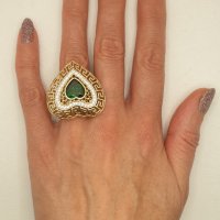 Дамски златни пръстени 14к 585пр, снимка 4 - Пръстени - 35501843
