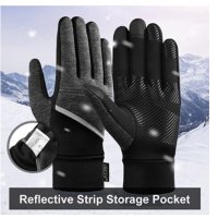 Унисекс / Unisex зимни ръкавици Anti-slip / Touch screen - Размер L, снимка 3 - Ръкавици - 30790039