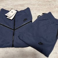 Мъжки екип Nike Blue Tech Fleece, снимка 1 - Спортни дрехи, екипи - 44456012