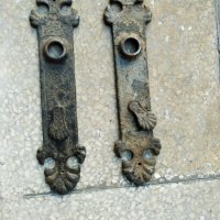 стари метални шилдове за врата, снимка 2 - Антикварни и старинни предмети - 30072797