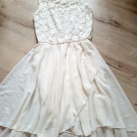Красива бяла рокля , снимка 2 - Рокли - 25165604