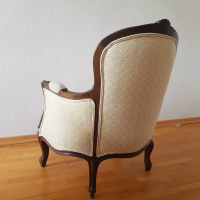 Антикварно кресло в стил Бержер (Bergère), снимка 5 - Антикварни и старинни предмети - 44811400