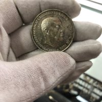 Сребърна монета Испания 100 песети, 1966, снимка 9 - Нумизматика и бонистика - 40503645