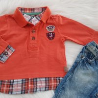Детска  блуза-риза 3-6 месеца, снимка 4 - Панталони и долнища за бебе - 38099183
