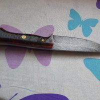 Нож от дамаскка стомана, снимка 2 - Ножове - 33910799