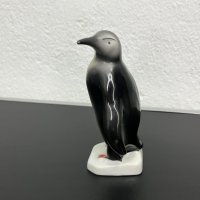 Румънска порцеланова фигура на пингвин. №5062, снимка 3 - Колекции - 44258583