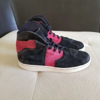 NIKE AIR JORDAN Westbrook 0.2 High "Black/Red" Suede Banned Bred, снимка 2 - Кецове - 38386809