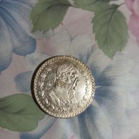 Сребърна монета Мексико, снимка 2 - Нумизматика и бонистика - 35131780
