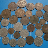 Лот стари руски не повтарящи се монети , снимка 1 - Нумизматика и бонистика - 44574933